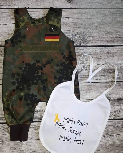 Baby strampler flecktarn - flecktarn, –