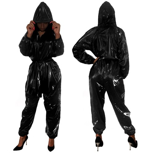 Sexy pvc romper - pvc,
