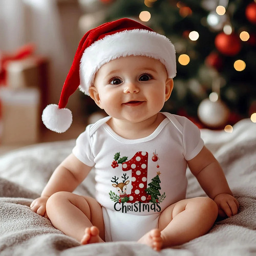 Baby romper 1st christmas - my,