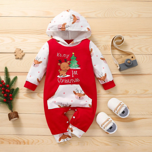 Baby romper 1st christmas - baby,