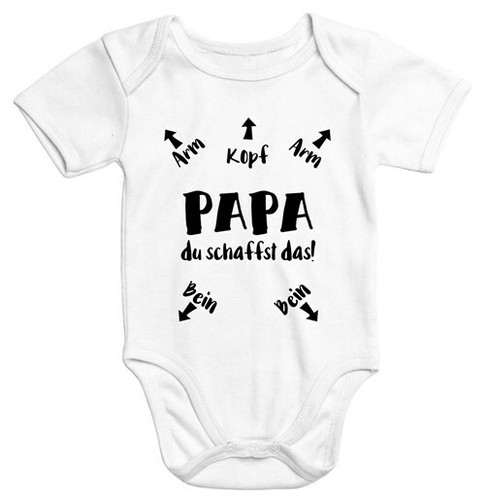 Short sleeve baby bodysuit - short,