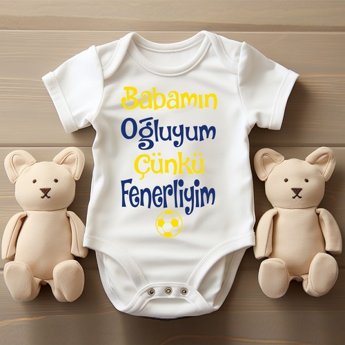 Fenerbahçe baby bodysuit - fenerbahçe,