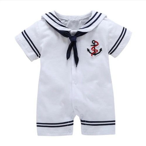 Baby sailor romper summer - sailor,