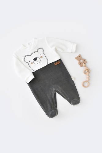 Baby footed romper - footed,