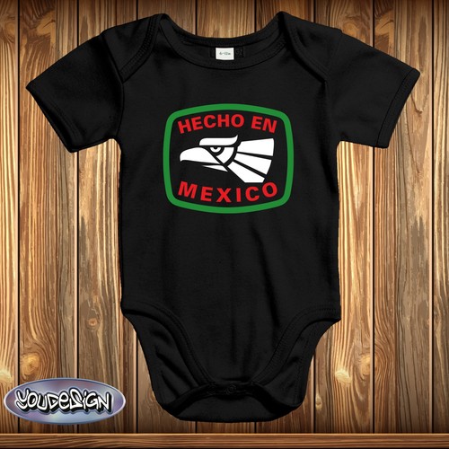 Hecho mexico baby bodysuit - mexico,