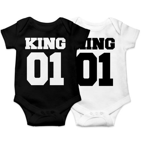 King baby bodysuit - 01,