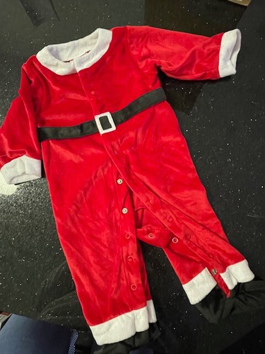Romper santa red months - romper,