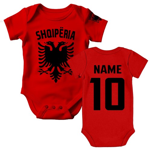 Albania baby bodysuit romper - albania,