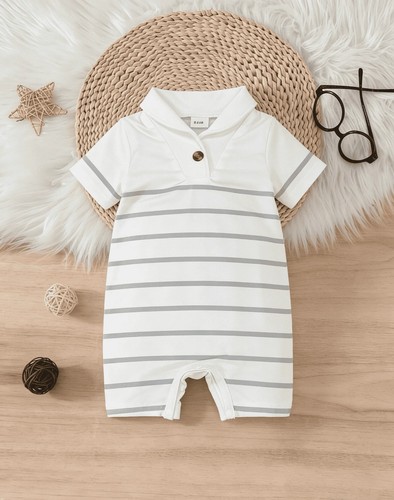 Baby romper polo - romper, newborn