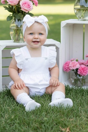 Adorable babygrow white - -,